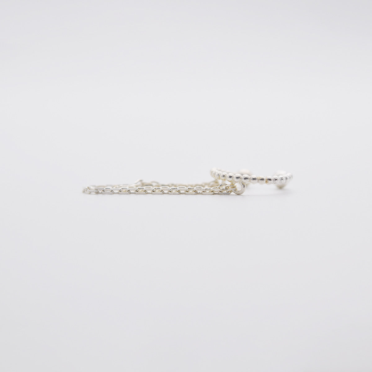 [925 Silver]ツインチェーンイヤーカフ (2Type) ノンホールピアス