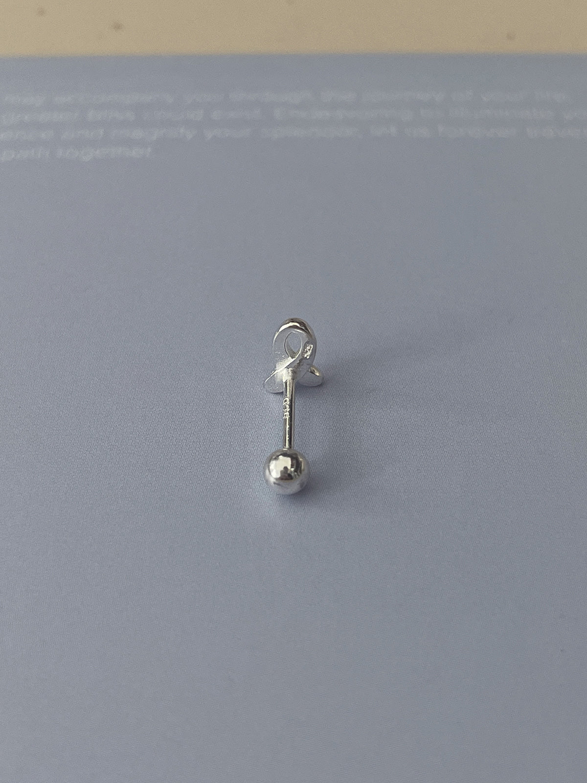 [Surgical] Mini Flow Ribbon (3 Colors) 16G Body Piercing Back Piercing Cartilage Piercing 