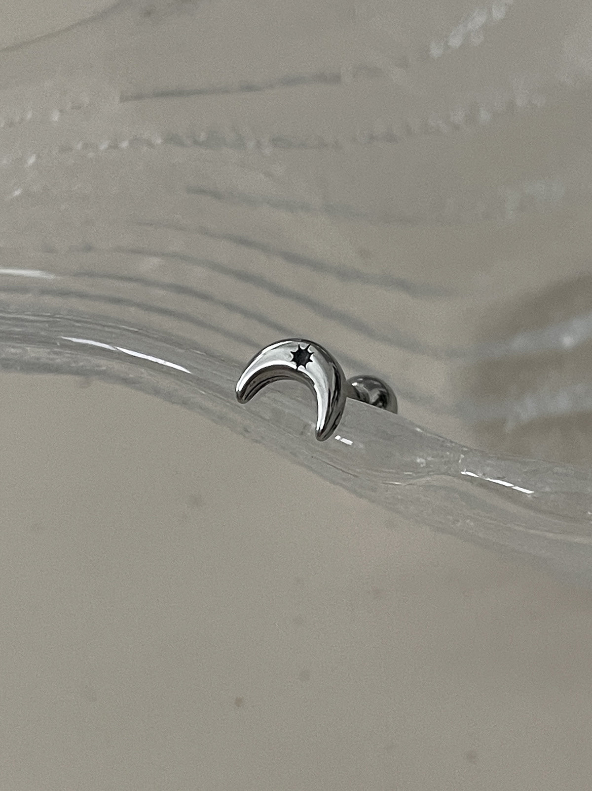 [Surgical] Mini Flow Ribbon (3 Colors) 16G Body Piercing Back Piercing Cartilage Piercing 