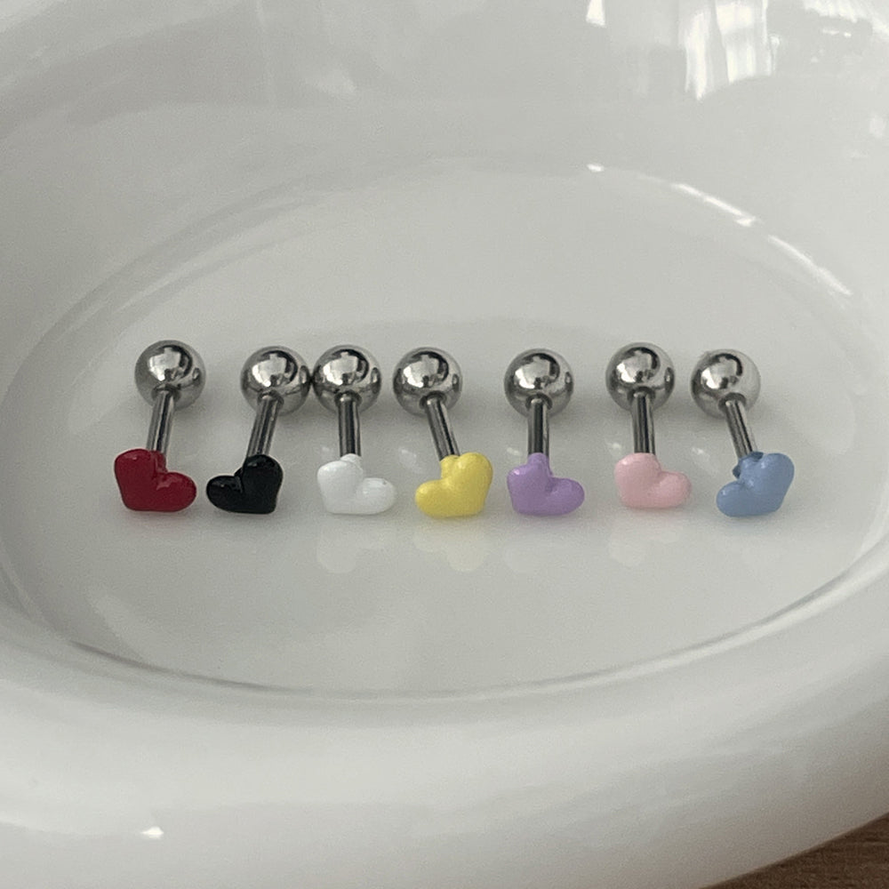 [Surgical] Mini Flow Ribbon (3 Colors) 16G Body Piercing Back Piercing Cartilage Piercing 