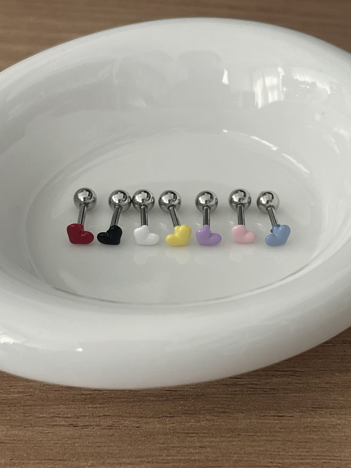 [Surgical] Mini Flow Ribbon (3 Colors) 16G Body Piercing Back Piercing Cartilage Piercing 
