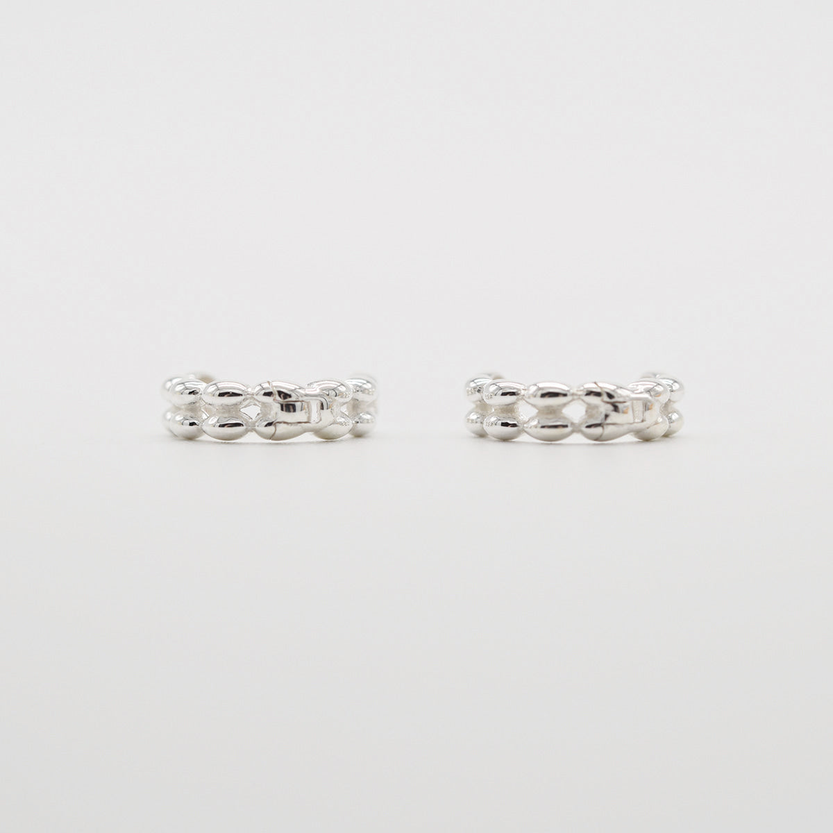 [925 Silver]ミニマル ウィーン ワンタッチ フープピアス リングピアス
