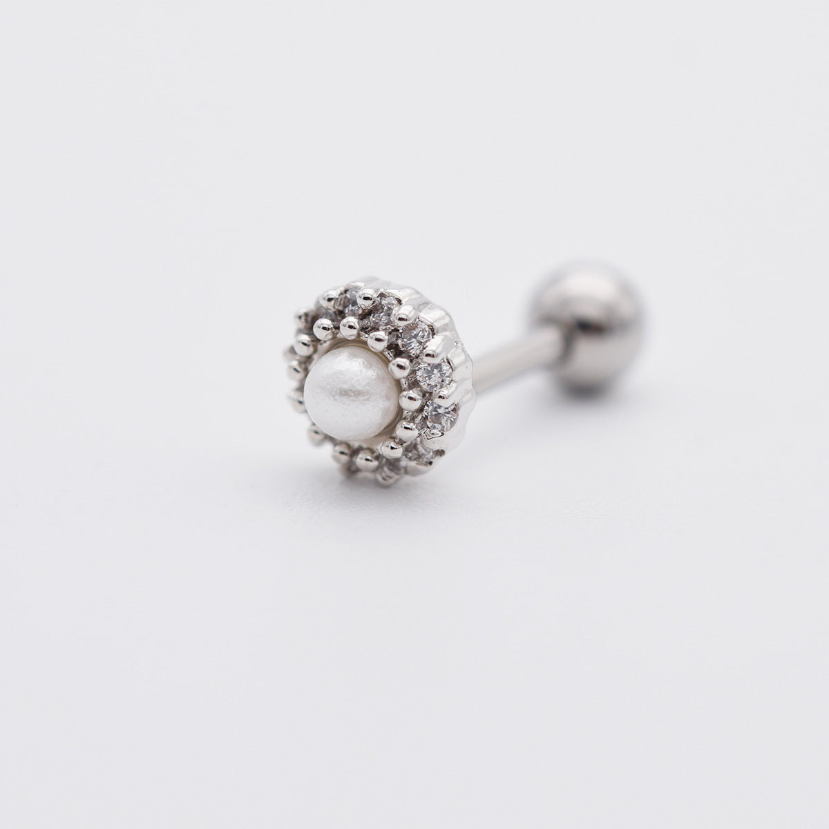 [4個セット][サージカル]シグネチャーブルー ピアスセット16G ボディピアス クラウンカット  ブルージュエル