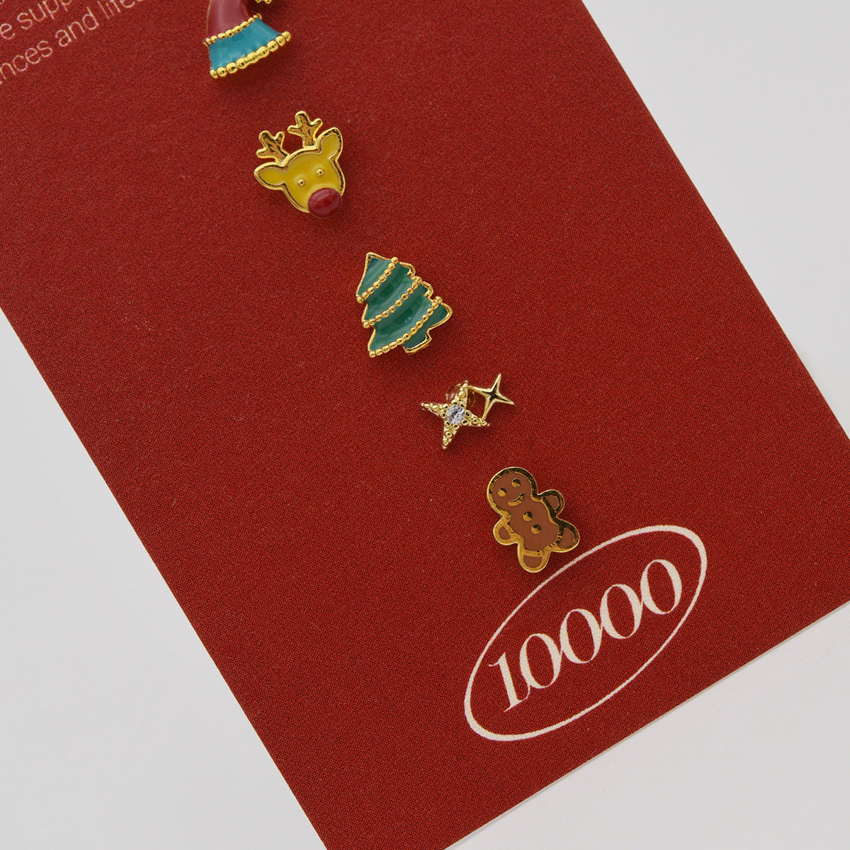 [ชุด 5 ชิ้น] [ผ่าตัด] ชุดเจาะรูปไอศกรีมถั่ว 16G เจาะร่างกาย เจาะหลัง เจาะกระดูกอ่อน 