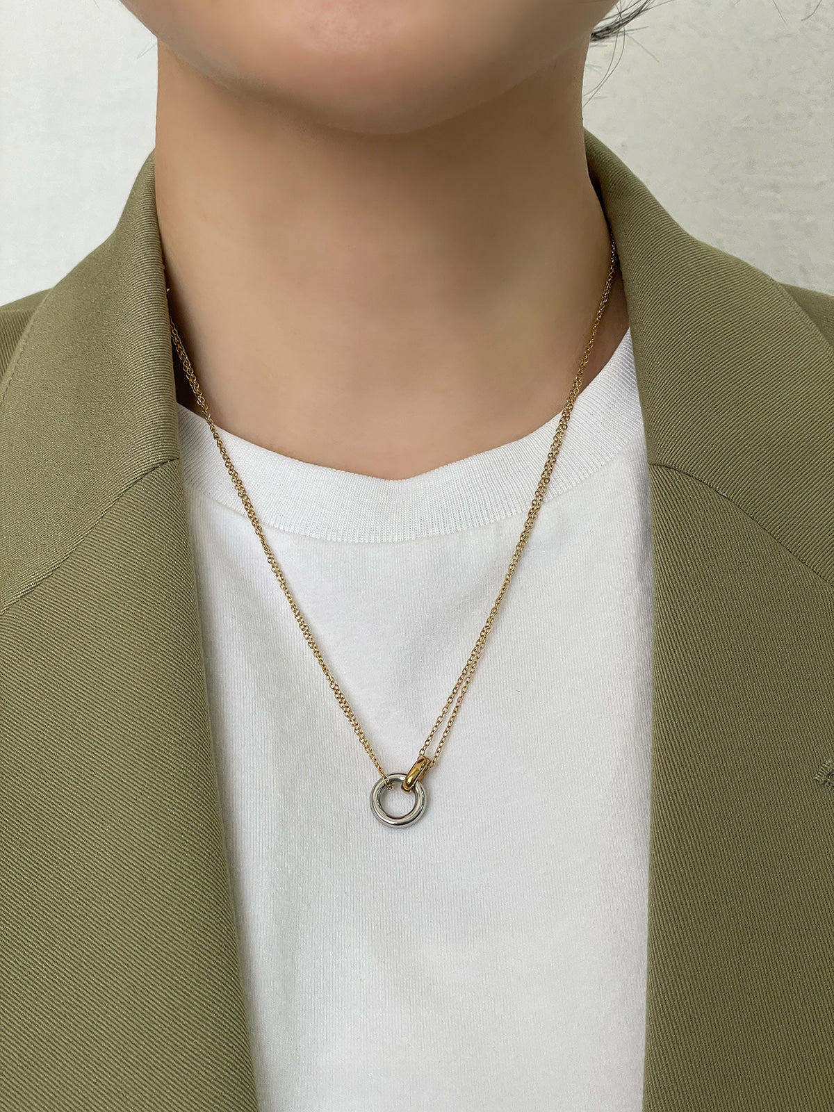 [All Surgical] Antique Book Locket Chain Necklace