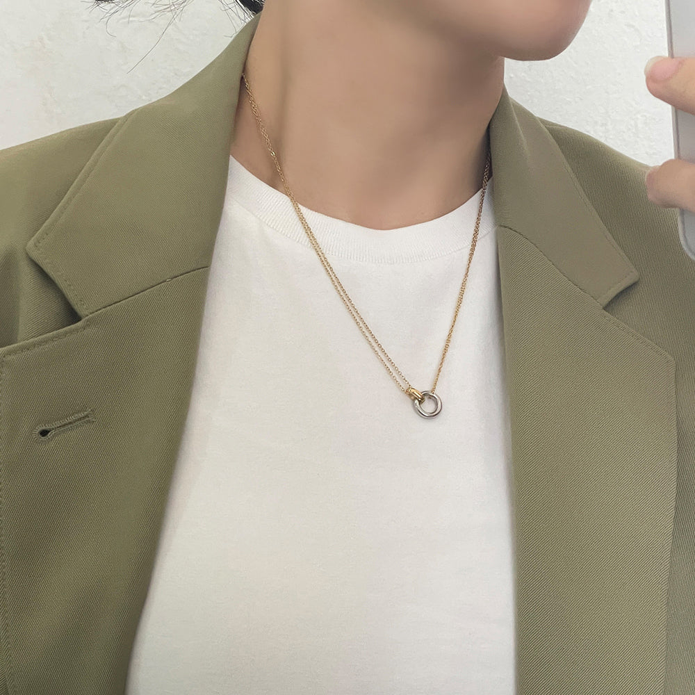 [All Surgical] Antique Book Locket Chain Necklace