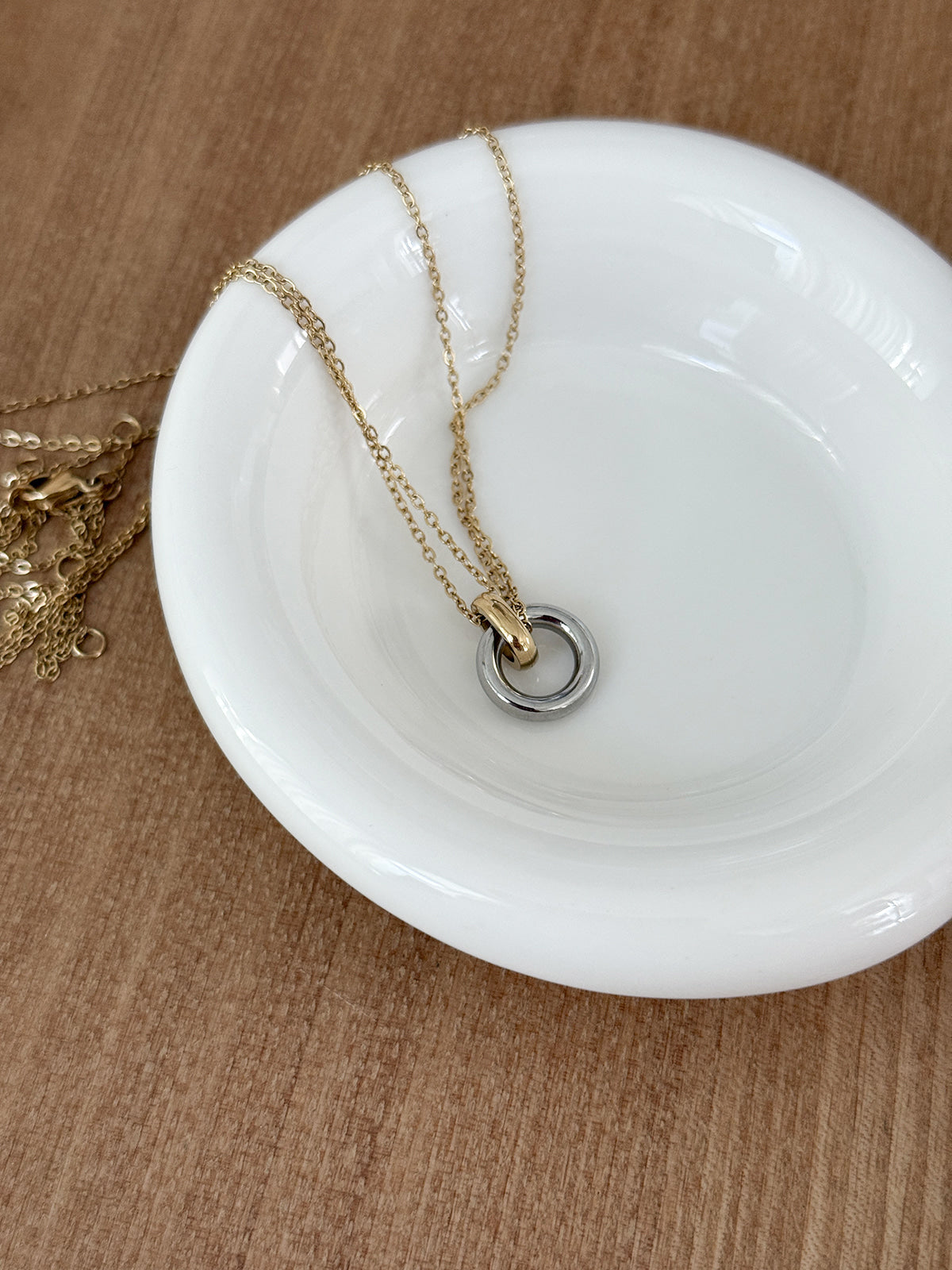 [All Surgical] Antique Book Locket Chain Necklace