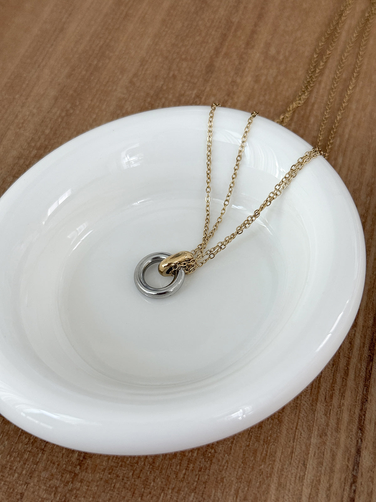 [All Surgical] Antique Book Locket Chain Necklace