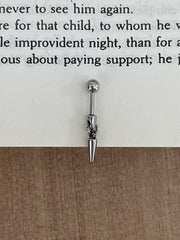 [ผ่าตัด] ริบบิ้นมินิโฟลว์ (3 สี) 16G เจาะร่างกาย เจาะหลัง เจาะกระดูกอ่อน 