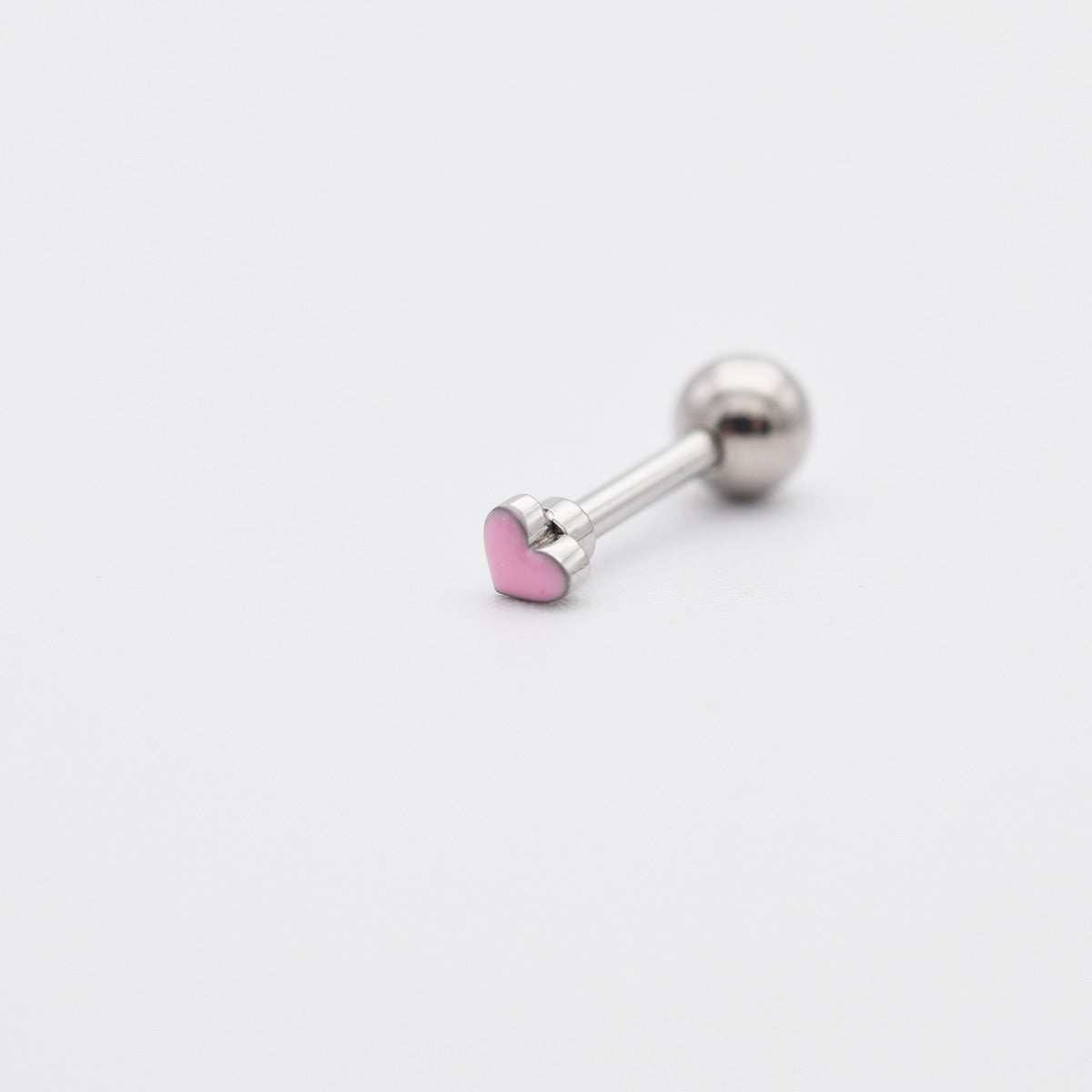 [5個セット][サージカル]スイートモチーフ ピアスセット16G ボディピアス ハート チェリー リボン 可愛い ミニ