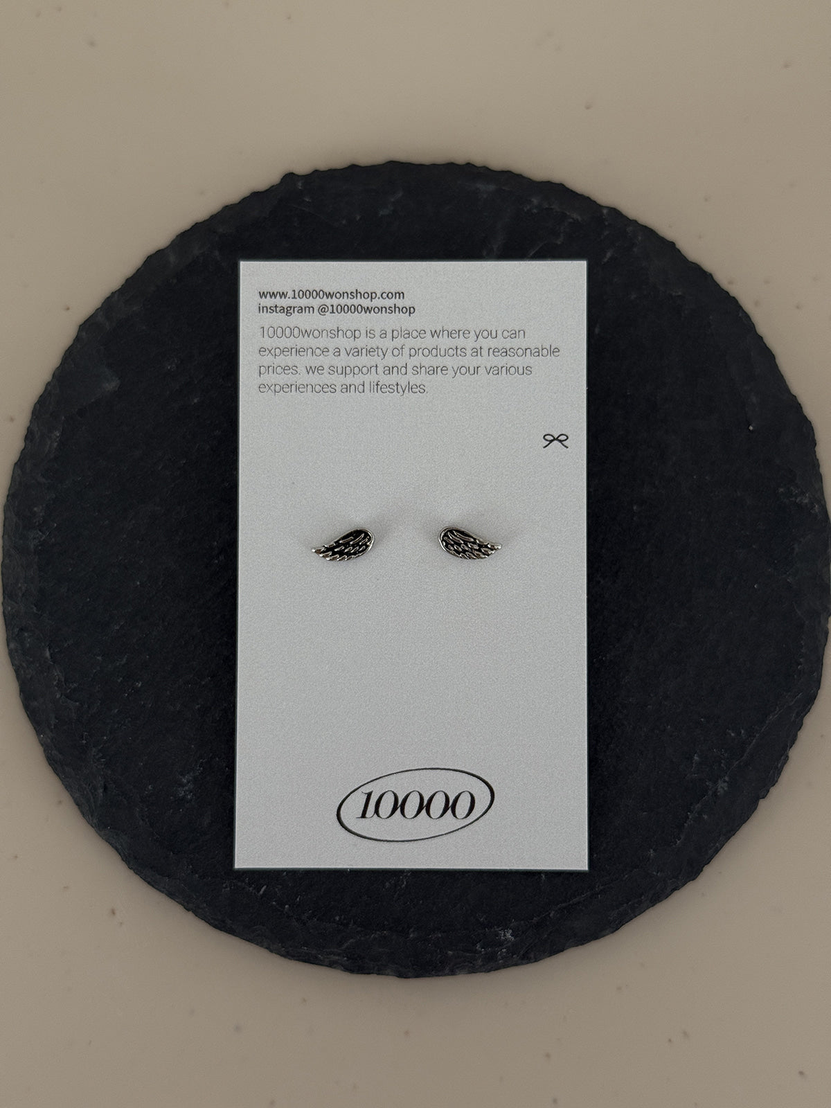 [サージカル]アンティーク風 ウィング ピアス 16G 羽根モチーフ 軟骨ピアス