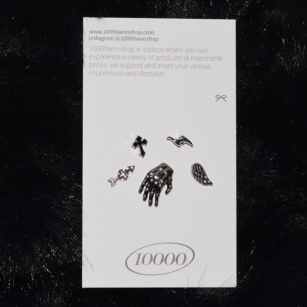 [ชุด 5 ชิ้น] [ผ่าตัด] ชุดเจาะรูปไอศกรีมถั่ว 16G เจาะร่างกาย เจาะหลัง เจาะกระดูกอ่อน 