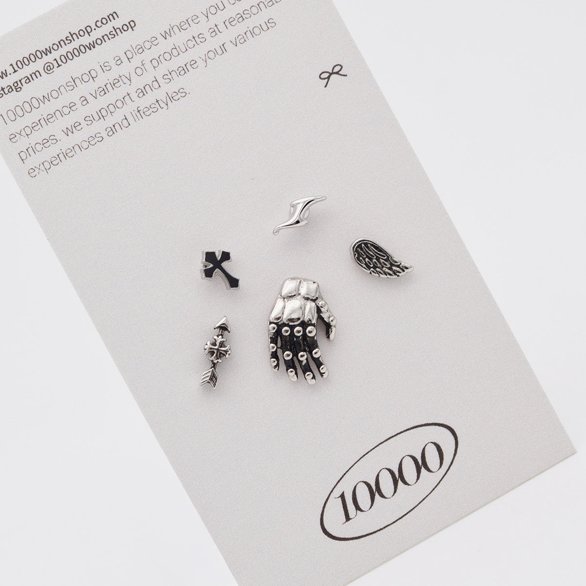 [ชุด 5 ชิ้น] [ผ่าตัด] ชุดเจาะรูปไอศกรีมถั่ว 16G เจาะร่างกาย เจาะหลัง เจาะกระดูกอ่อน 