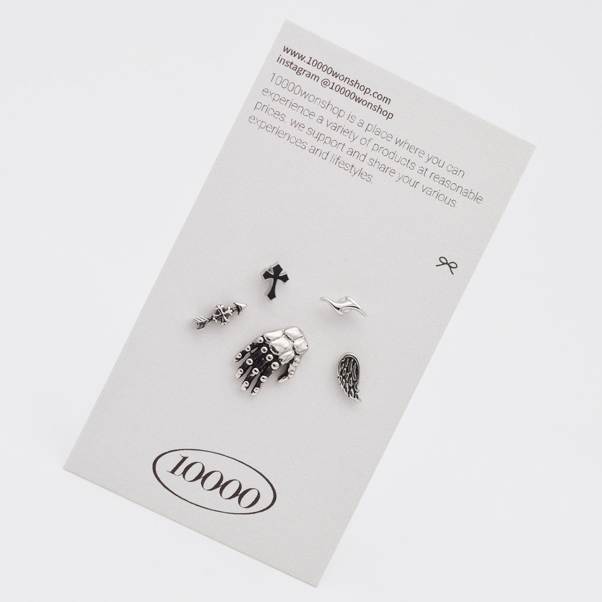 [ชุด 5 ชิ้น] [ผ่าตัด] ชุดเจาะรูปไอศกรีมถั่ว 16G เจาะร่างกาย เจาะหลัง เจาะกระดูกอ่อน 