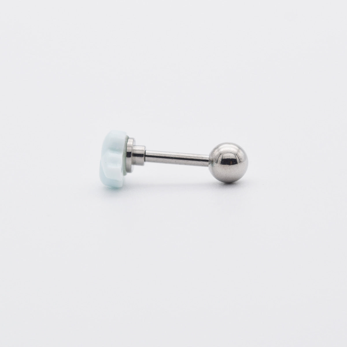 [サージカル]ころんと雲バーベルピアス アクリル (4Color) 16G ボディピアス クラウドピアス