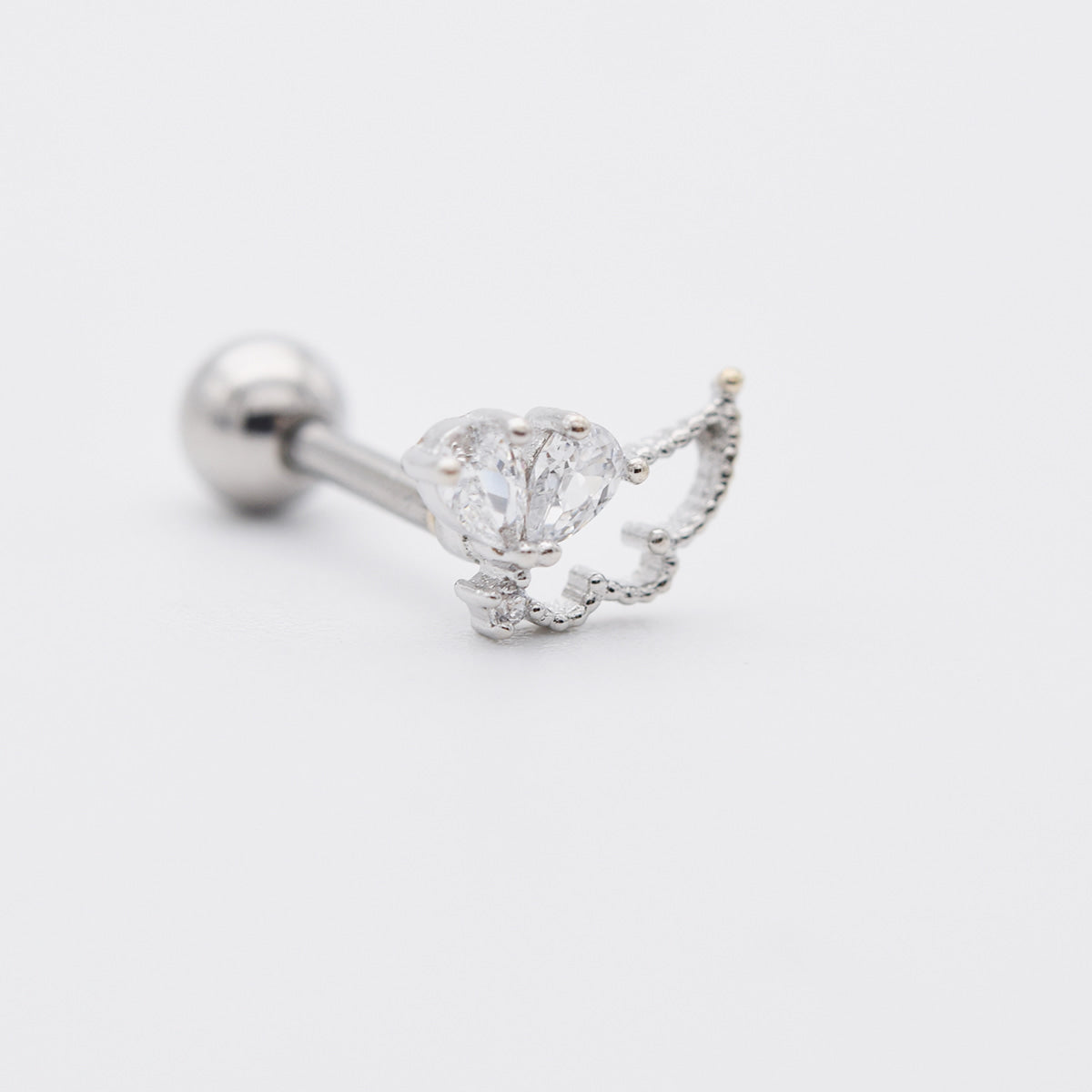 [ผ่าตัด] ริบบิ้นมินิโฟลว์ (3 สี) 16G เจาะร่างกาย เจาะหลัง เจาะกระดูกอ่อน 