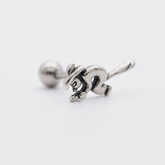 [Surgical] Mini Flow Ribbon (3 Colors) 16G Body Piercing Back Piercing Cartilage Piercing 