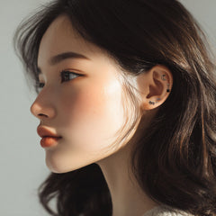 [Surgical] Mini Flow Ribbon (3 Colors) 16G Body Piercing Back Piercing Cartilage Piercing 