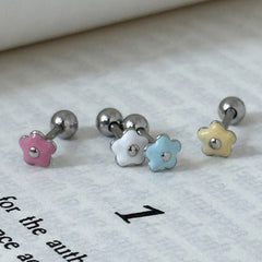 [ผ่าตัด] ริบบิ้นมินิโฟลว์ (3 สี) 16G เจาะร่างกาย เจาะหลัง เจาะกระดูกอ่อน 