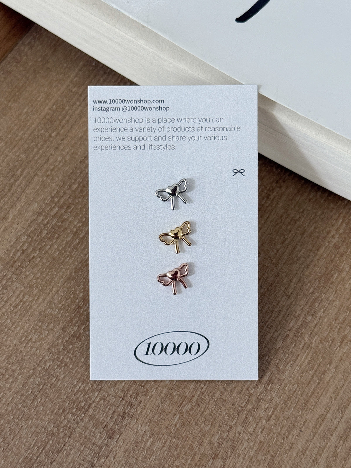 [Surgical] Mini Flow Ribbon (3 Colors) 16G Body Piercing Back Piercing Cartilage Piercing 