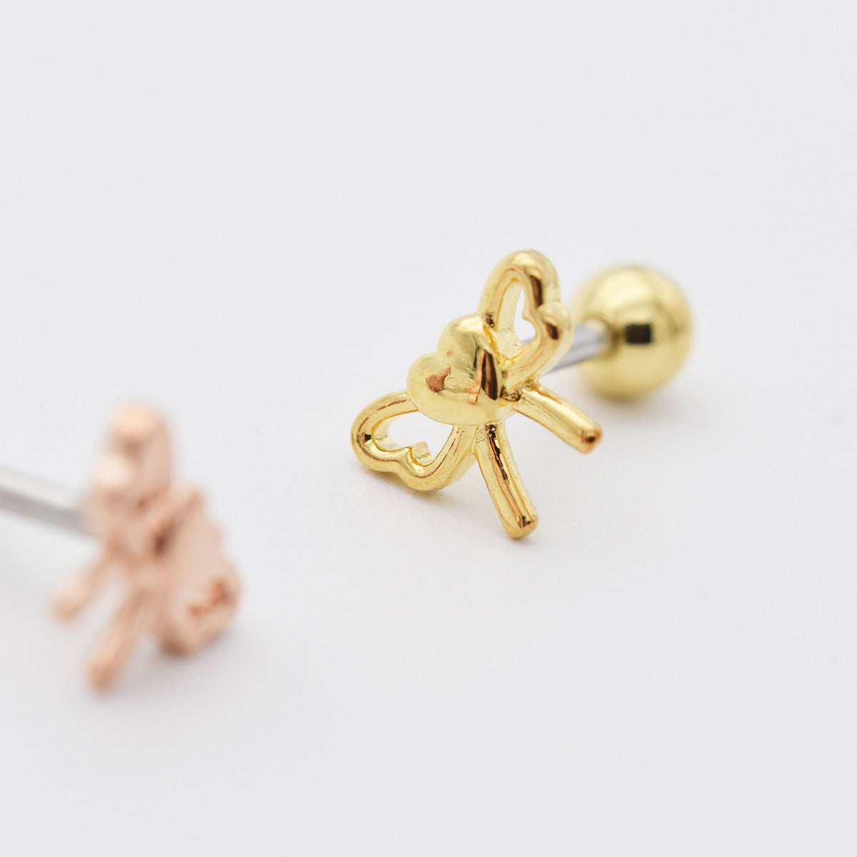 [Surgical] Mini Flow Ribbon (3 Colors) 16G Body Piercing Back Piercing Cartilage Piercing 