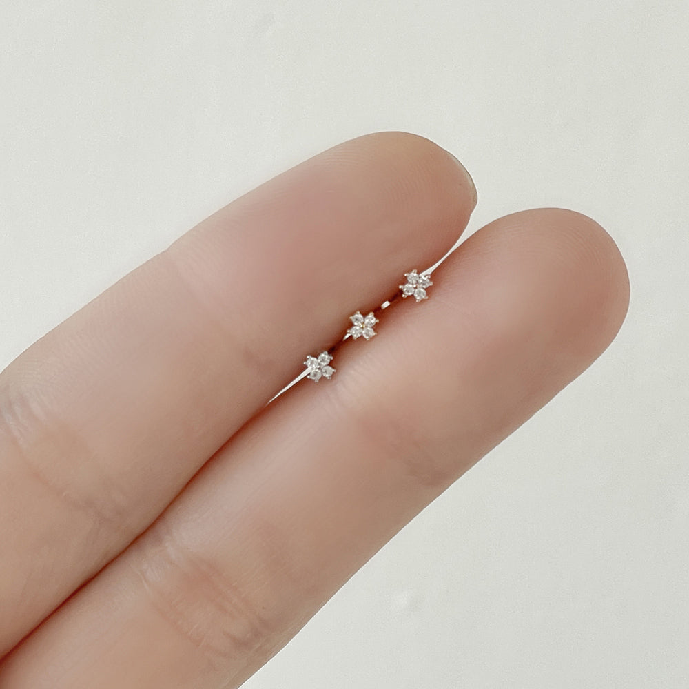 [ผ่าตัด] ริบบิ้นมินิโฟลว์ (3 สี) 16G เจาะร่างกาย เจาะหลัง เจาะกระดูกอ่อน 