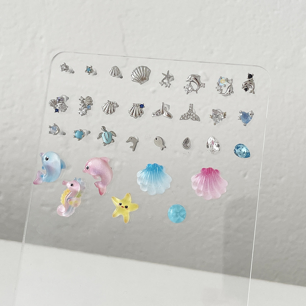 軟骨ピアス 16G 夏 マリンモチーフ ピアス 31種 ボディピアス 夏っぽ海モチーフピアス 貝殻 ヒトデ
