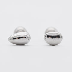 [全サージカル] ぷっくり ビーン＆ドロップ ピアッシング (2Type) 16G ボディピアス キャッチ