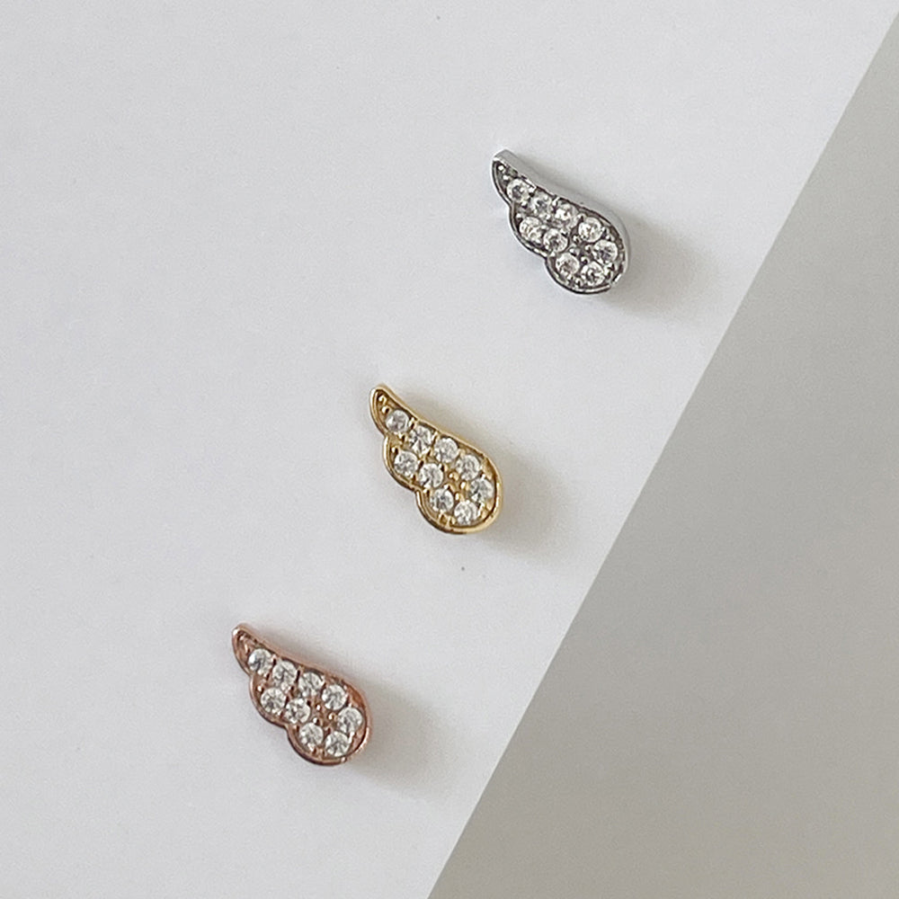 [Surgical] Mini Flow Ribbon (3 Colors) 16G Body Piercing Back Piercing Cartilage Piercing 