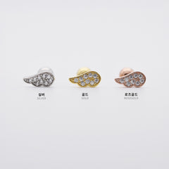 [Surgical] Mini Flow Ribbon (3 Colors) 16G Body Piercing Back Piercing Cartilage Piercing 