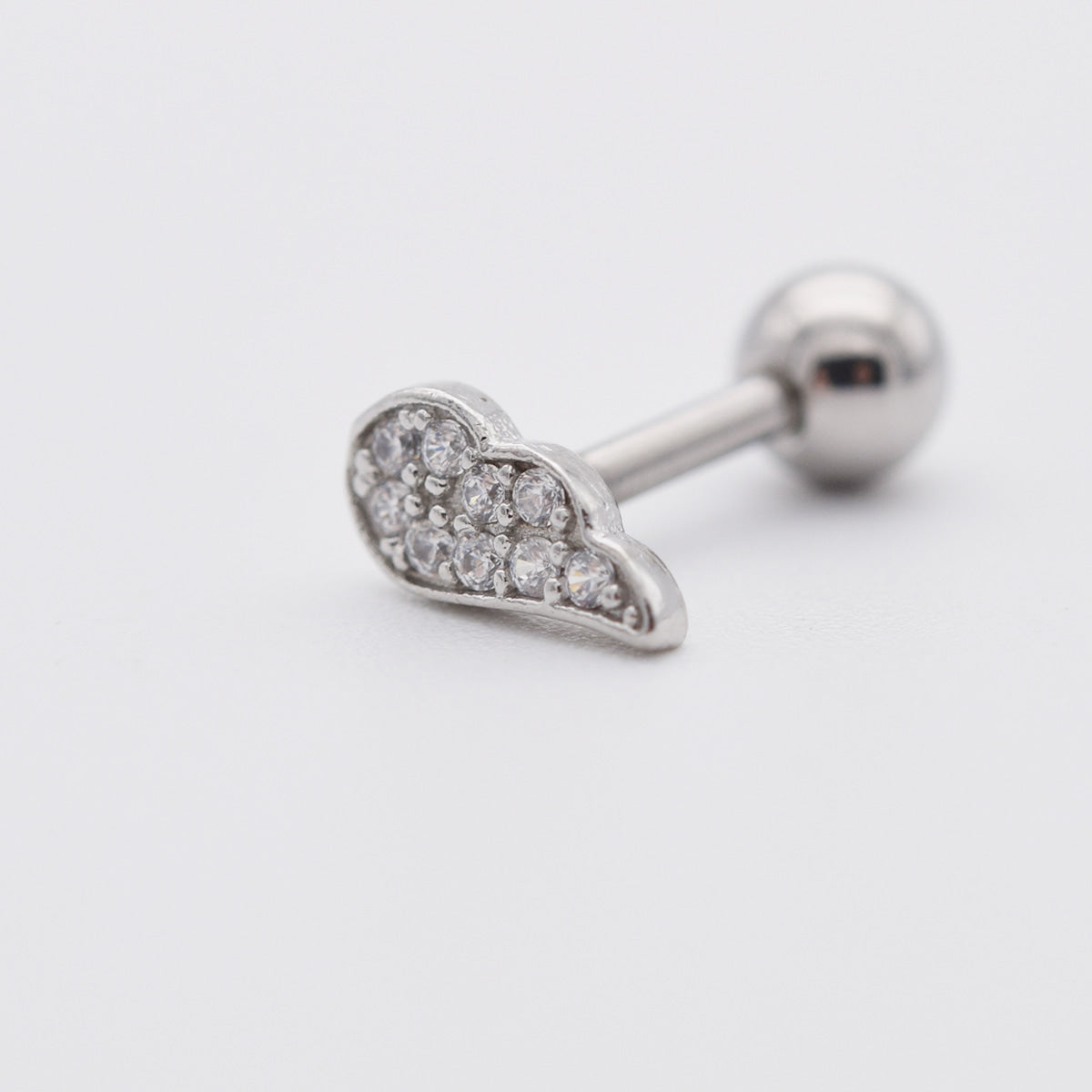[Surgical] Mini Flow Ribbon (3 Colors) 16G Body Piercing Back Piercing Cartilage Piercing 