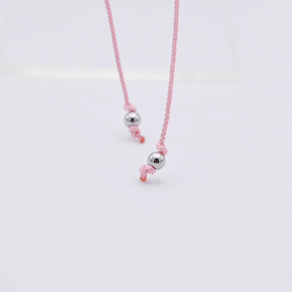 ポップフラワー ビーズコードネックレス (2Color)