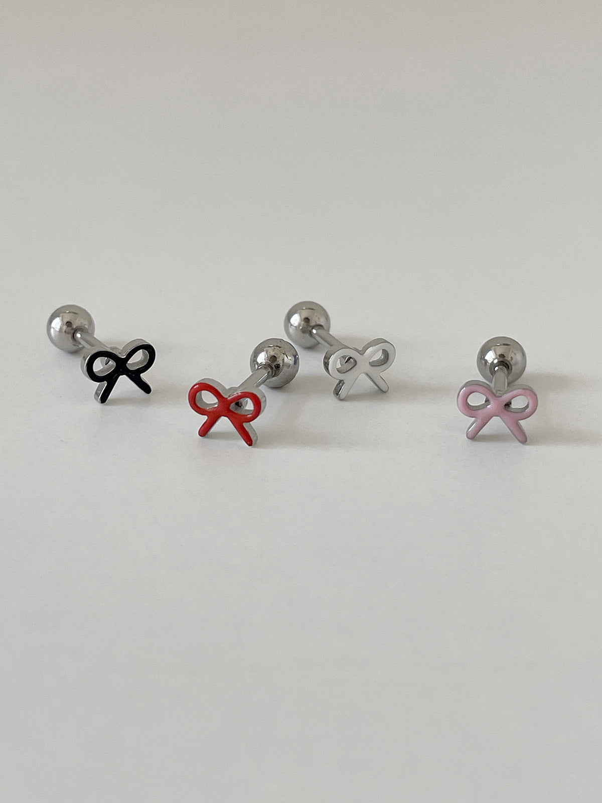 [Surgical] Mini Flow Ribbon (3 Colors) 16G Body Piercing Back Piercing Cartilage Piercing 