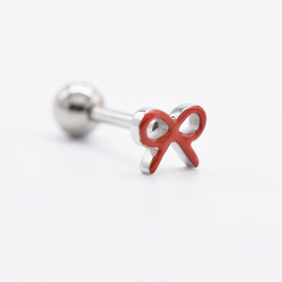 [Surgical] Mini Flow Ribbon (3 Colors) 16G Body Piercing Back Piercing Cartilage Piercing 