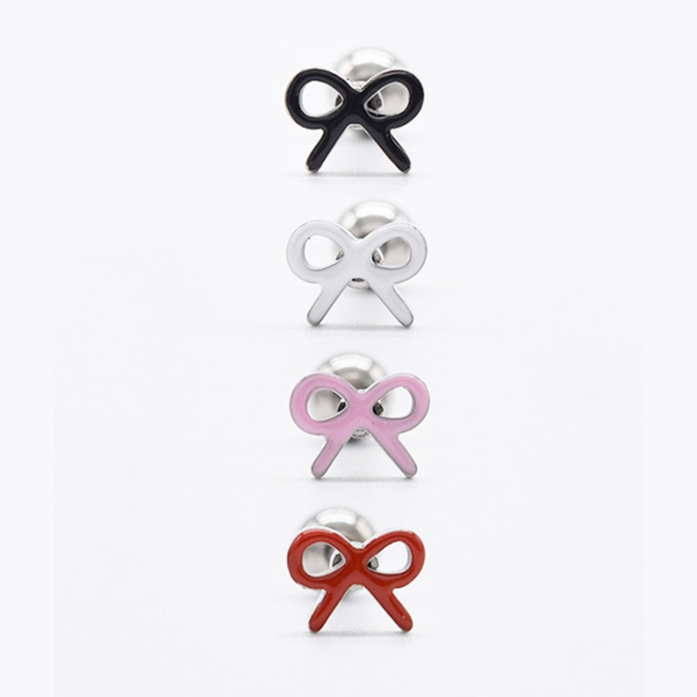 [Surgical] Mini Flow Ribbon (3 Colors) 16G Body Piercing Back Piercing Cartilage Piercing 
