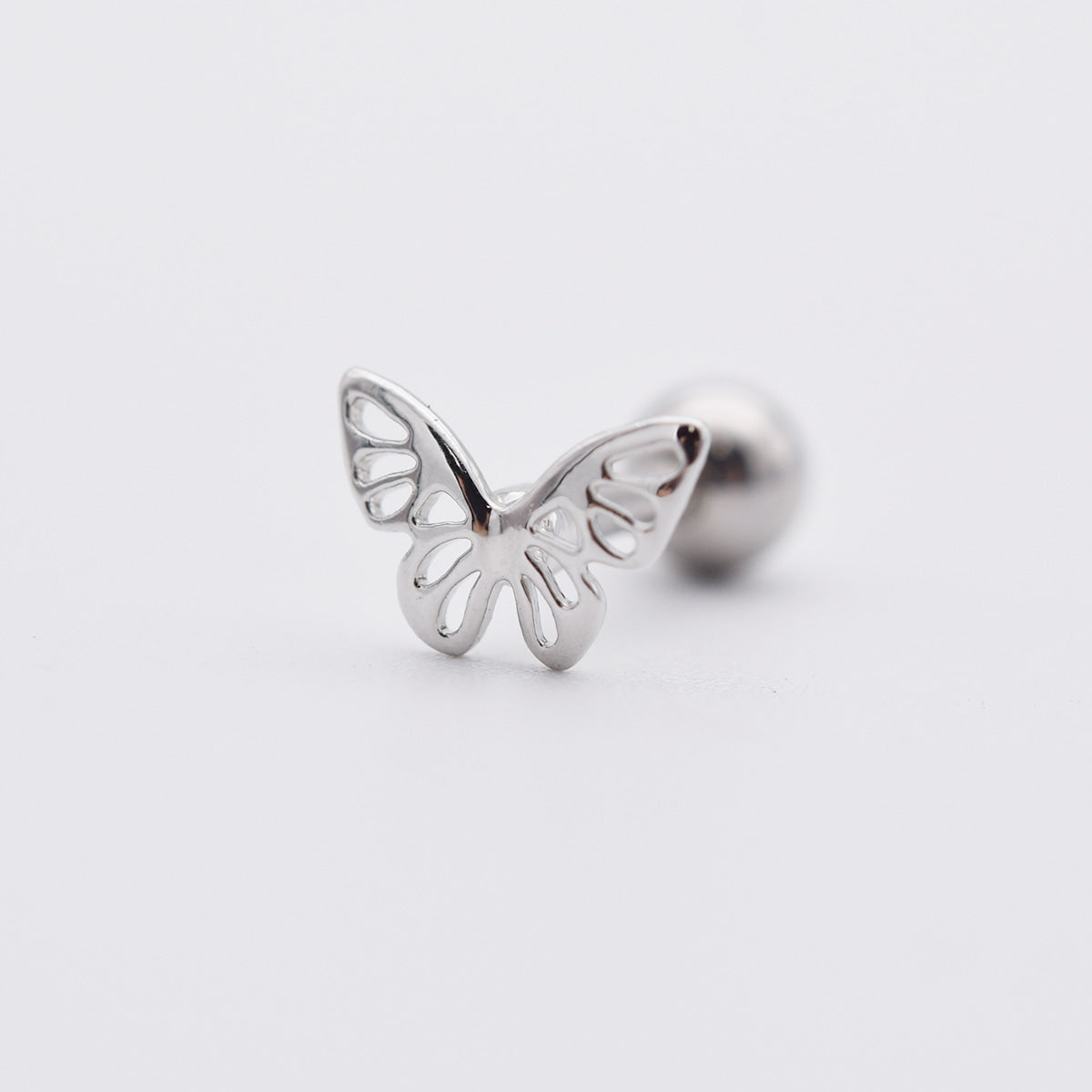 [Set of 5] [Surgical] Nuts Ice Cream Piercing Set 16G Body Piercing Back Piercing Cartilage Piercing 
