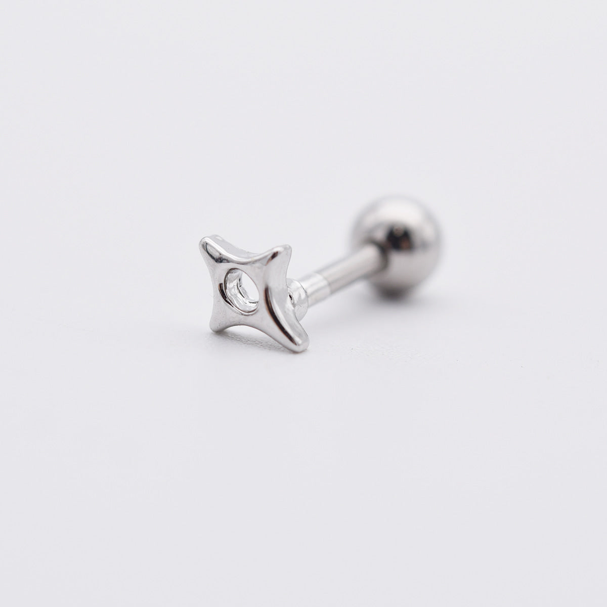 [Set of 5] [Surgical] Nuts Ice Cream Piercing Set 16G Body Piercing Back Piercing Cartilage Piercing 