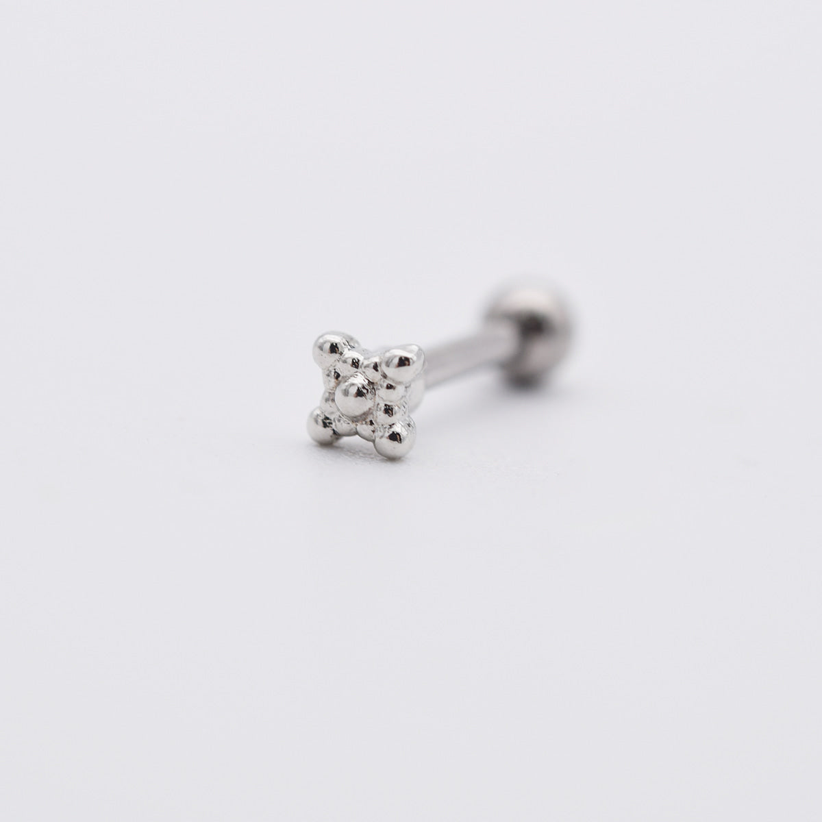 [Set of 5] [Surgical] Nuts Ice Cream Piercing Set 16G Body Piercing Back Piercing Cartilage Piercing 
