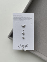 [Set of 5] [Surgical] Nuts Ice Cream Piercing Set 16G Body Piercing Back Piercing Cartilage Piercing 