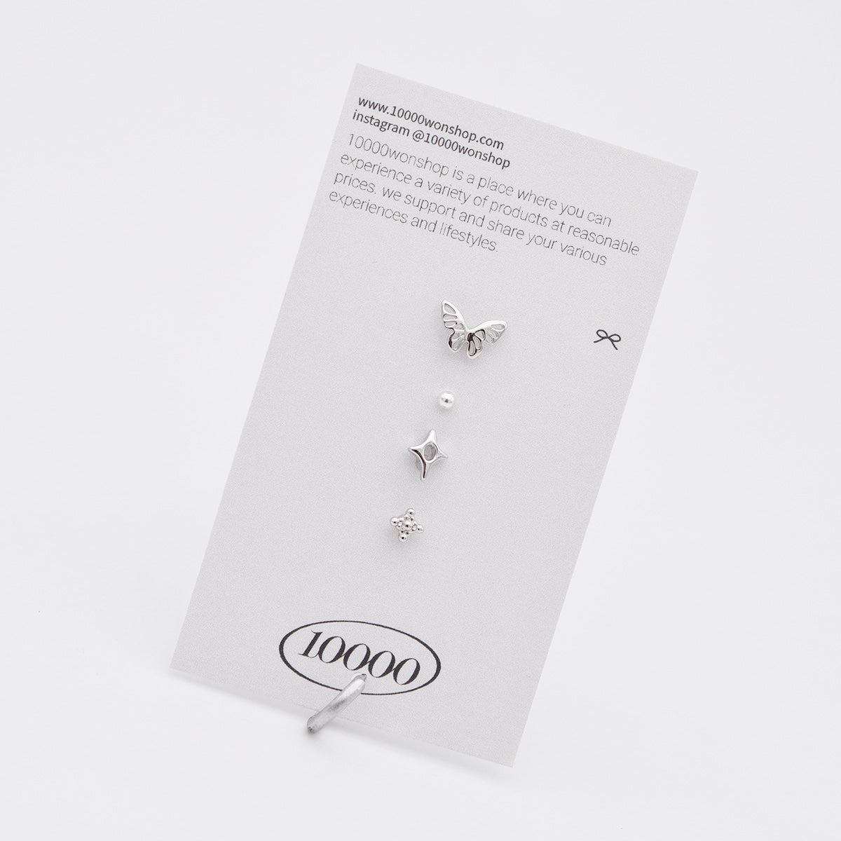[Set of 5] [Surgical] Nuts Ice Cream Piercing Set 16G Body Piercing Back Piercing Cartilage Piercing 