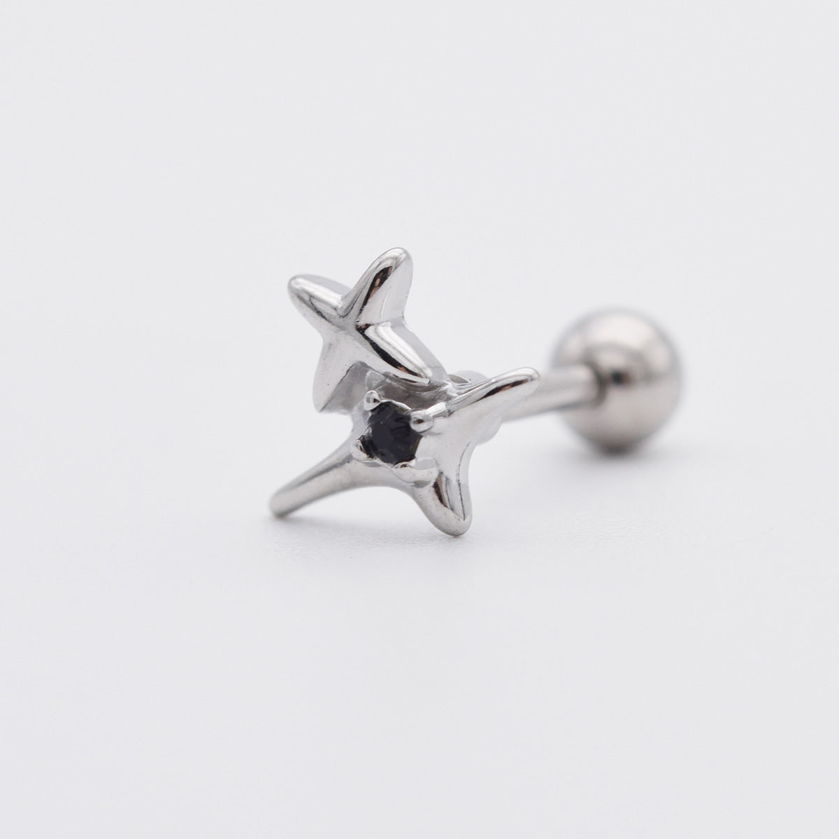 [Surgical] Mini Flow Ribbon (3 Colors) 16G Body Piercing Back Piercing Cartilage Piercing 