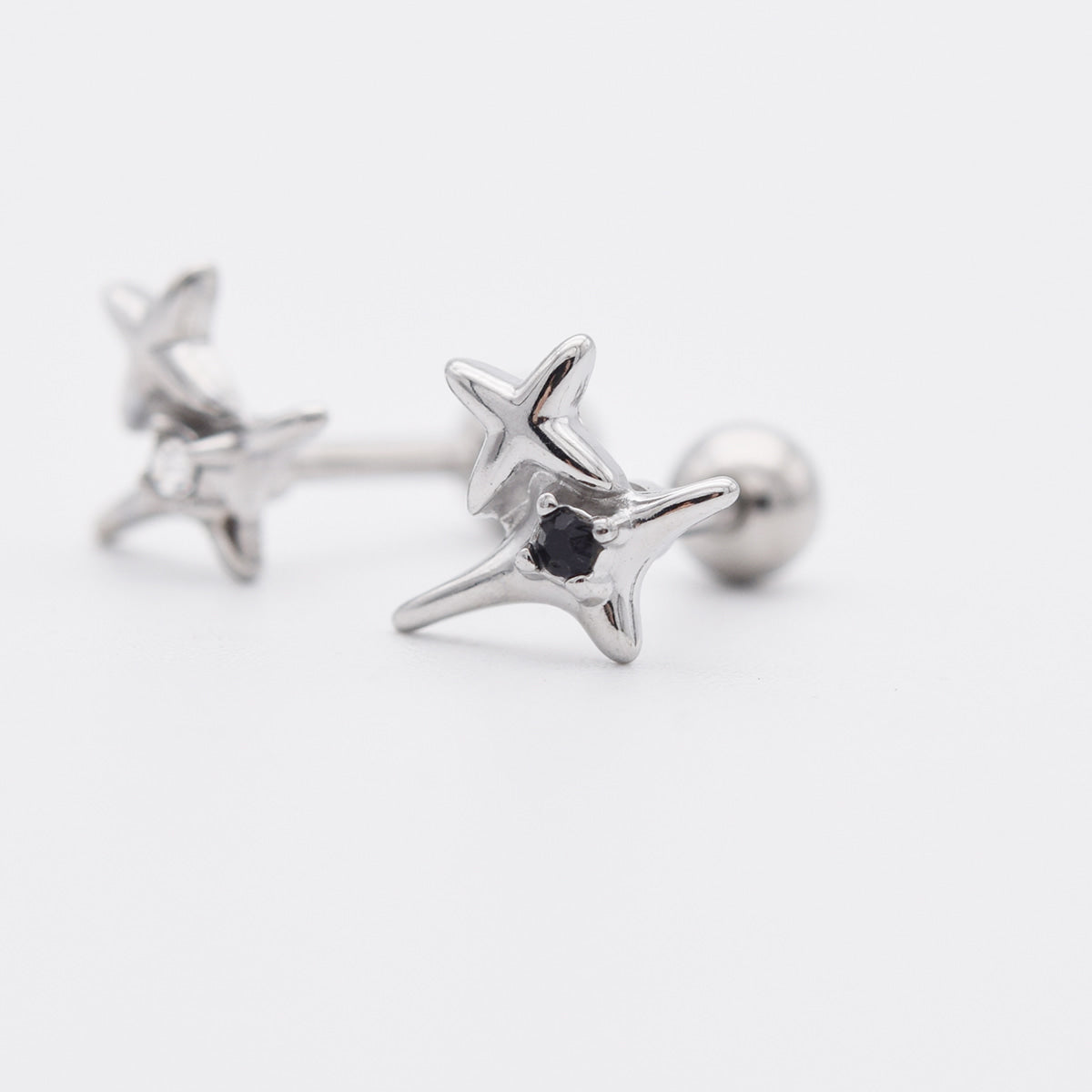 [Surgical] Mini Flow Ribbon (3 Colors) 16G Body Piercing Back Piercing Cartilage Piercing 