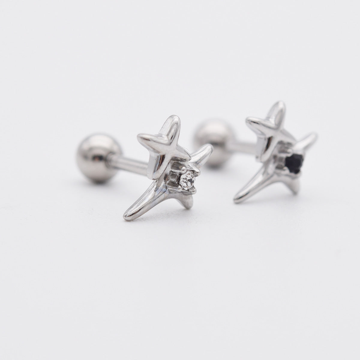 [Surgical] Mini Flow Ribbon (3 Colors) 16G Body Piercing Back Piercing Cartilage Piercing 