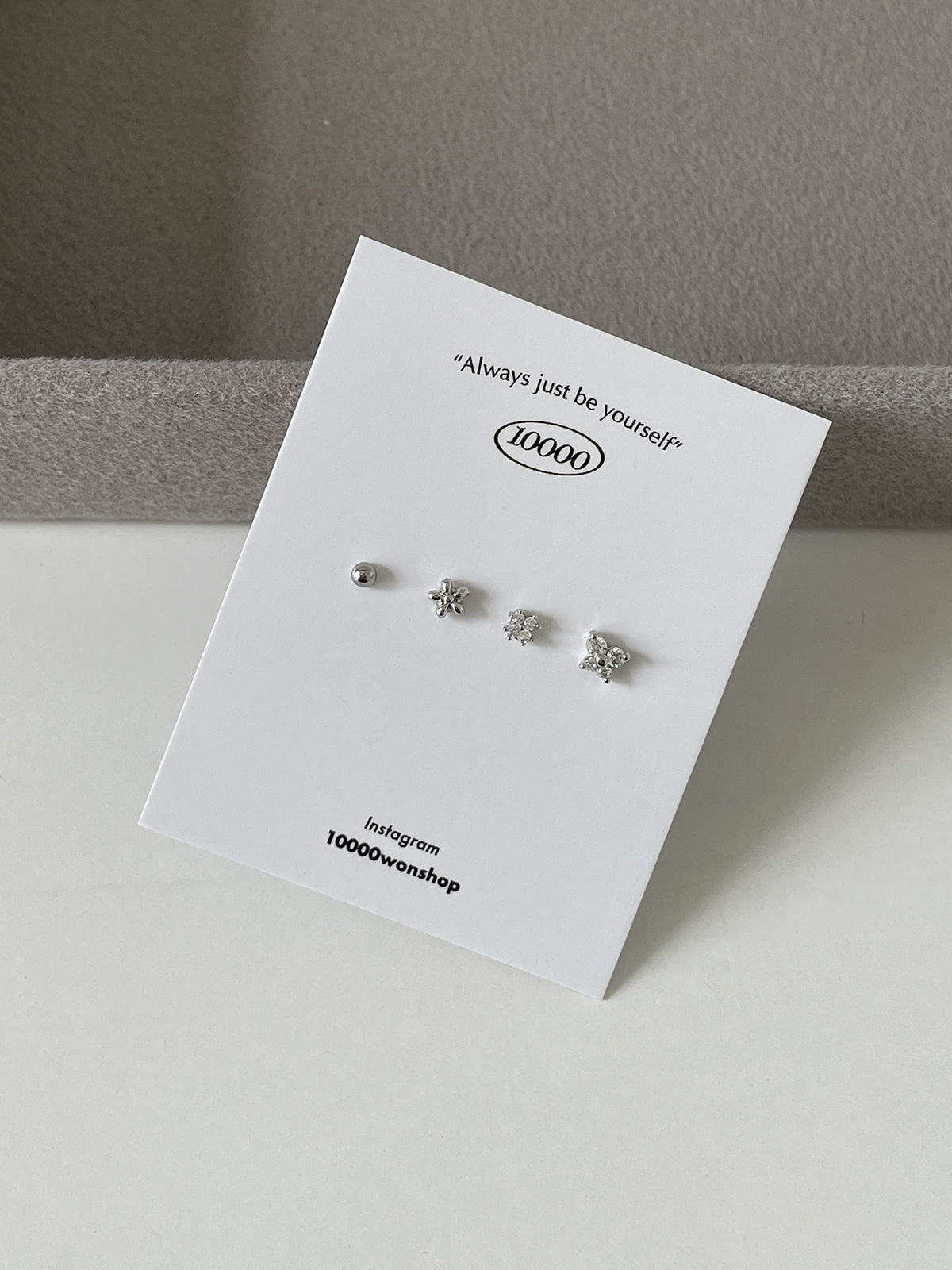 [Set of 5] [Surgical] Nuts Ice Cream Piercing Set 16G Body Piercing Back Piercing Cartilage Piercing 