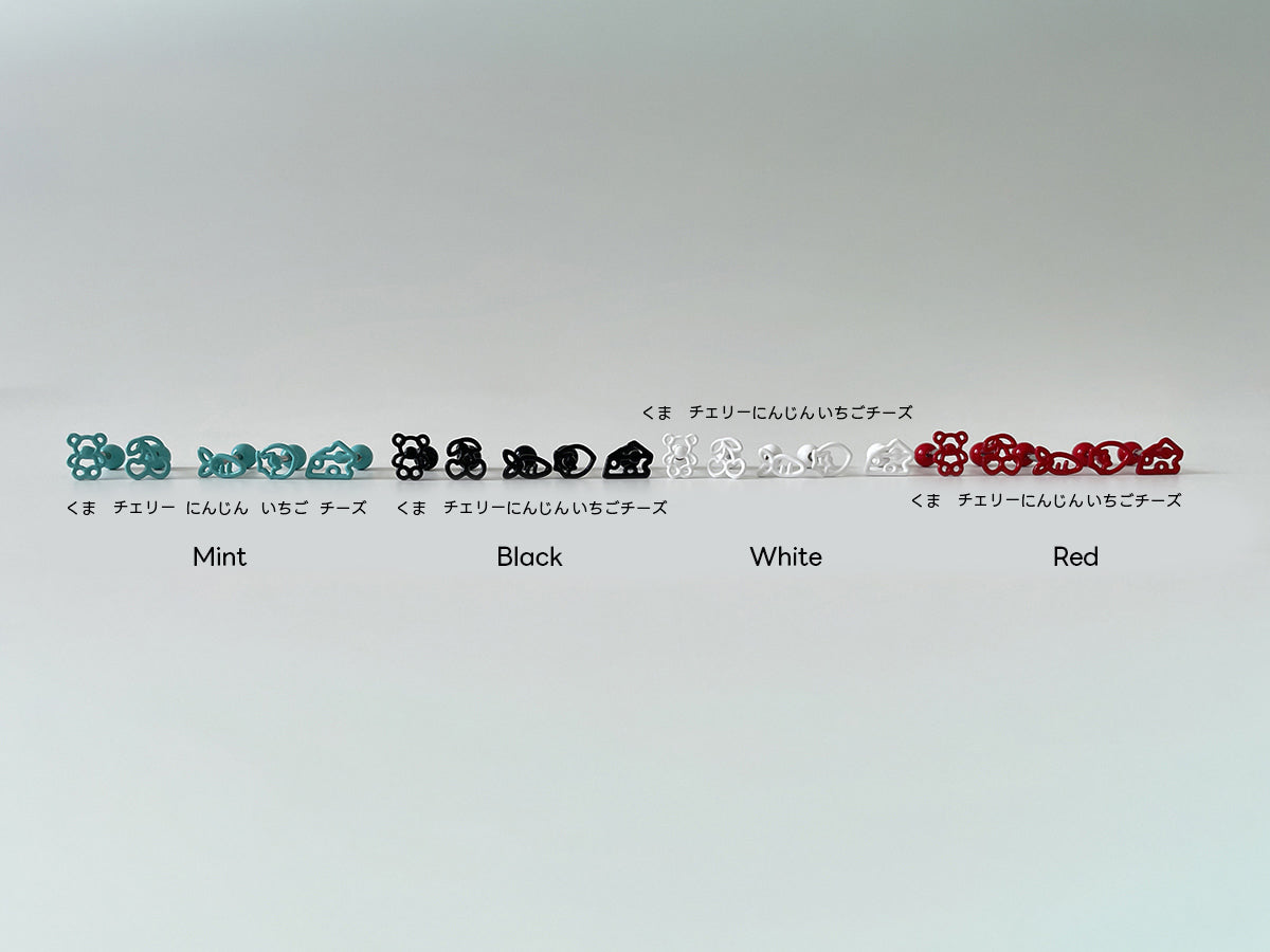 [Surgical] Mini Flow Ribbon (3 Colors) 16G Body Piercing Back Piercing Cartilage Piercing 