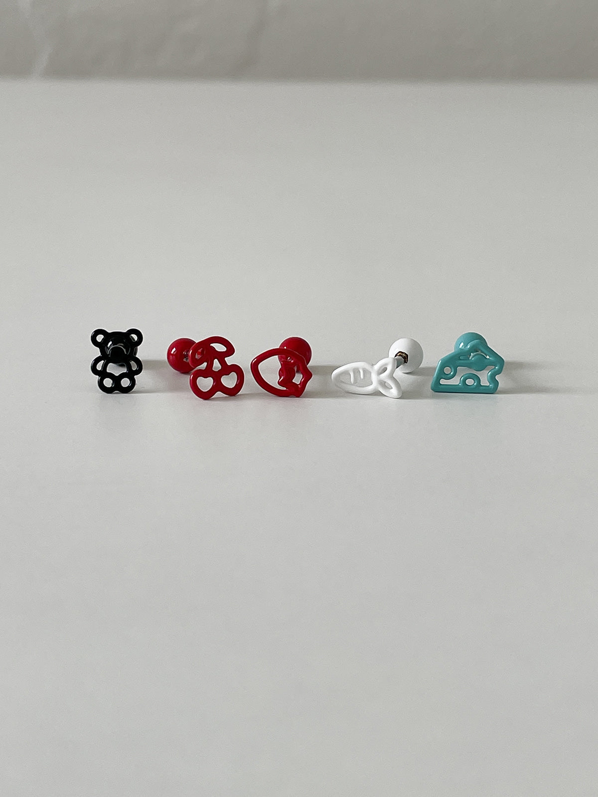 [Surgical] Mini Flow Ribbon (3 Colors) 16G Body Piercing Back Piercing Cartilage Piercing 