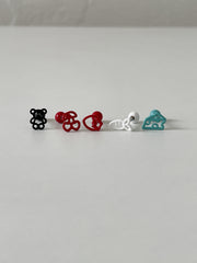 [Surgical] Mini Flow Ribbon (3 Colors) 16G Body Piercing Back Piercing Cartilage Piercing 