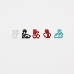 [Surgical] Mini Flow Ribbon (3 Colors) 16G Body Piercing Back Piercing Cartilage Piercing 