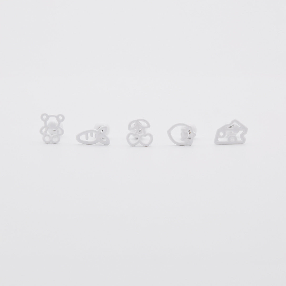 [Surgical] Mini Flow Ribbon (3 Colors) 16G Body Piercing Back Piercing Cartilage Piercing 