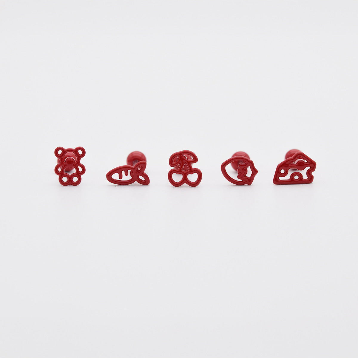 [Surgical] Mini Flow Ribbon (3 Colors) 16G Body Piercing Back Piercing Cartilage Piercing 